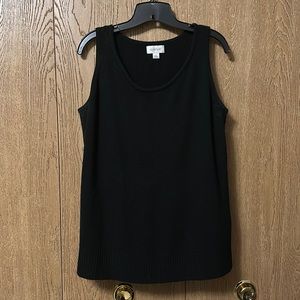 Avenue Tank top blouse, black, 18/20